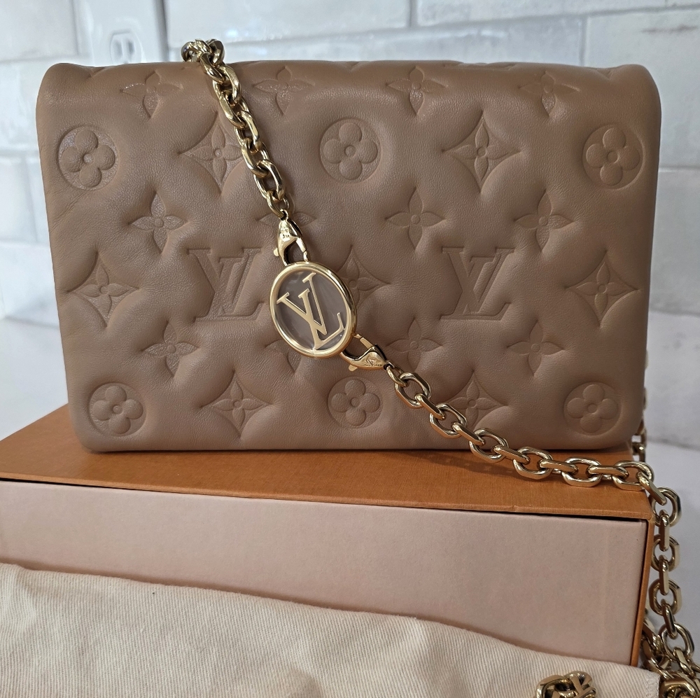Louis Vuitton Lambskin Pochette Coussin